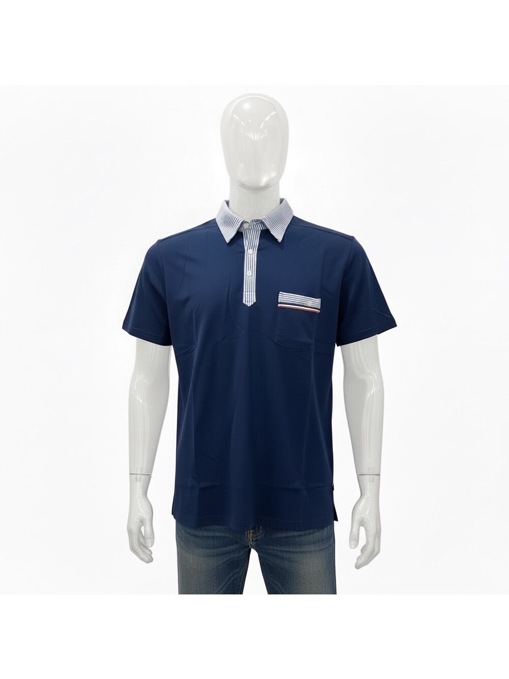 Andrew Christian Hamptons Capsule Polo Shirt Navy Large